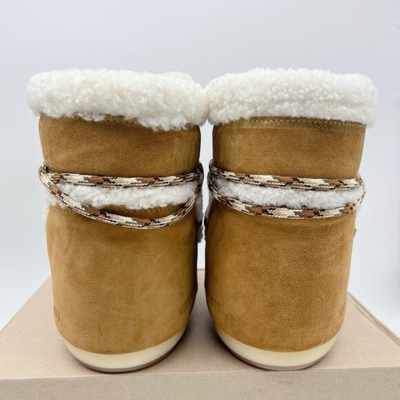 Moon Boot LAB69 Icon Light Low Shearling Suede Boots Women US 5.5-7 / EU 36- 38 - Picture 7 of 13